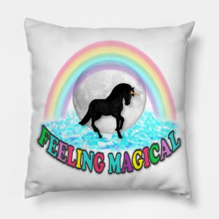 Unicorn Vibes. Feeling Magical Pillow