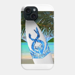 Thrawn's Cerulean Chimaera Surfboard Phone Case