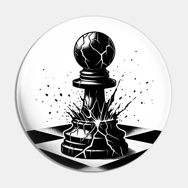 Pawn in burnout, exploding on chessboard Pin by Dizartico