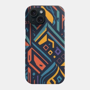 Vibrant Geometry pattern design Phone Case