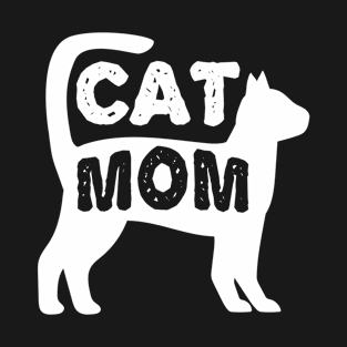 Awesome Cat Mom shirt best gift for Mothers day and cats day T-Shirt