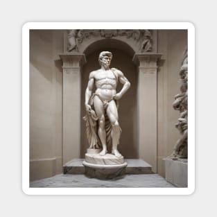 Masterpiece Italian Renaissance sculpture "The Donald" Magnet