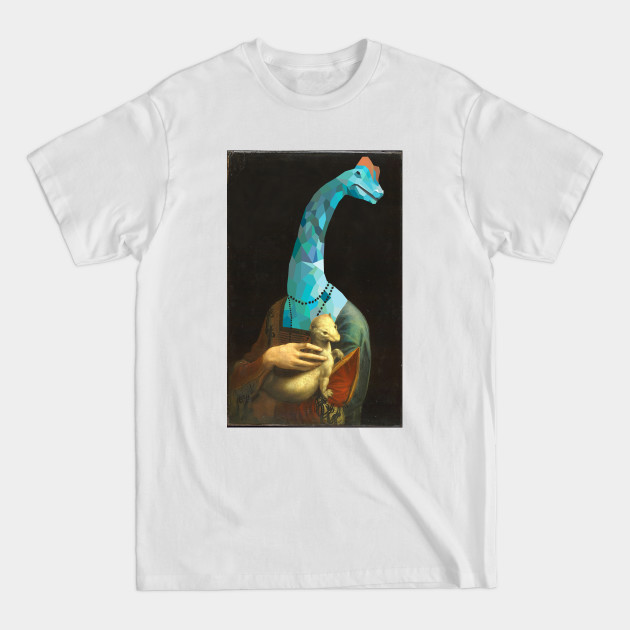 Disover brachiosaurus with an ermine - Dinosaur - T-Shirt