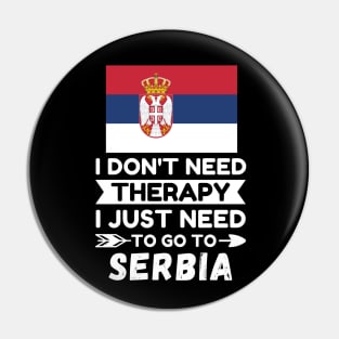 Serbia Holiday Pin