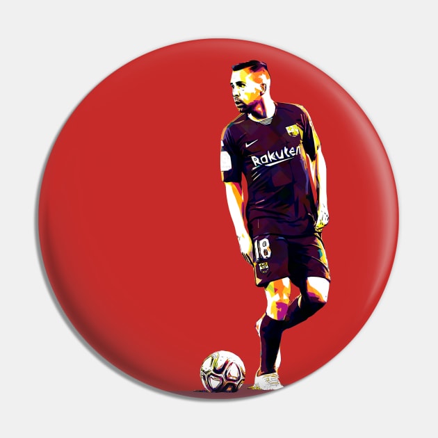 Jordi Alba Pin by Creativedy Stuff