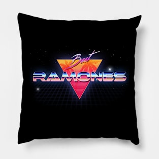 Ramones Retro Crome Art Pillow