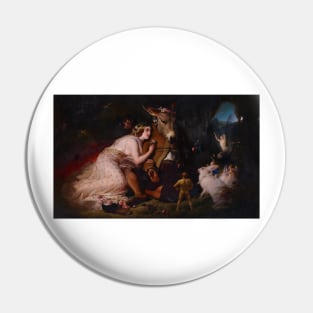 Titania and Bottom, A Scene from a Midsummer Nights Dream by Edwin Landseer Pin