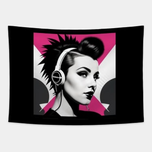 Punk Rock Girl Tapestry