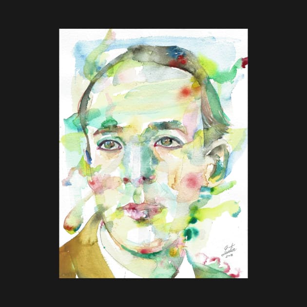 NABOKOV VLADIMIR - watercolor portrait .1 by lautir