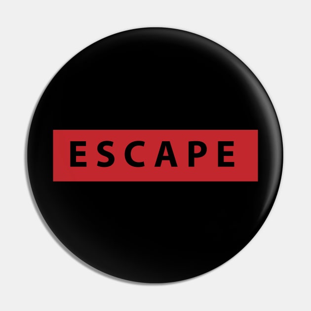 escape title with red strip Pin by ATTO'S GALLERY