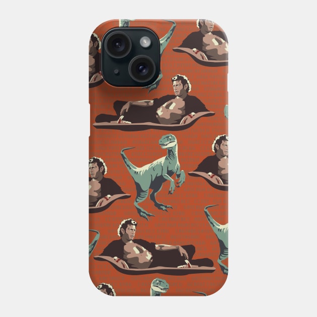 Jurassic Geniuses Phone Case by RebekahLynneDesign