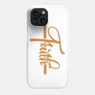 Faith Cross, Faith, Cross, Christian, Jesus, Love, Believer Phone Case