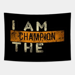 I Am The Champion Vintage Tapestry