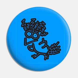 Loopy Bird (SCARED) - Accessories Design ONLY Pin