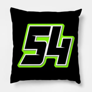 Racing Number 54 Pillow