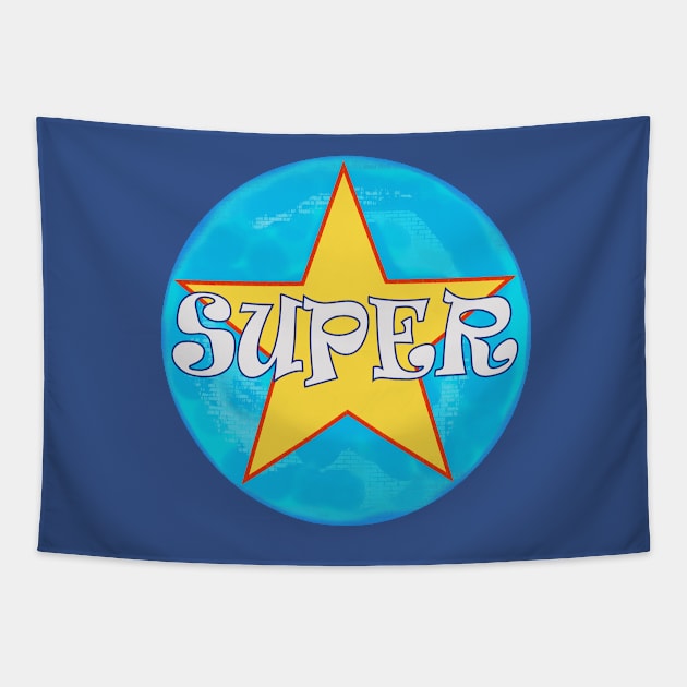 Super Star Wish Cool Funny Gifts Tapestry by PlanetMonkey