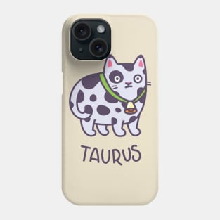 Funny Taurus Cat Horoscope Tshirt - Astrology and Zodiac Gift Ideas! Phone Case