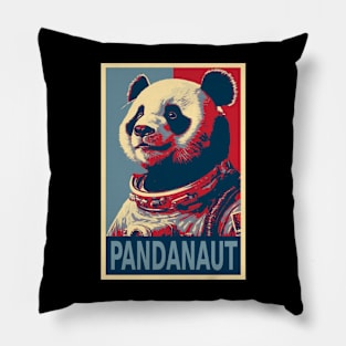 Pandanaut Funny Panda Astronaut HOPE Pillow