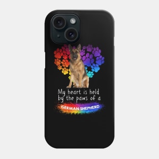 My Heart Is Held By The Paws Of A German Shepherd Phone Case