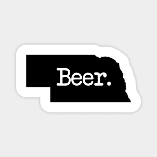 Nebraska Beer NE Magnet