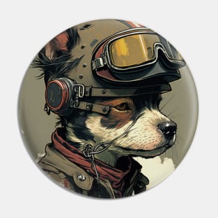 Racer Dog Pin