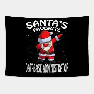 Santas Favorite Database Administrator Christmas Tapestry