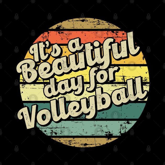 It's a beautiful day for volleyball. Perfect present for mother dad friend him or her by SerenityByAlex