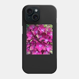 Wild Magenta Hydrangea Phone Case