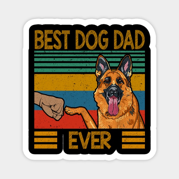 BEST DOG DAD EVER Magnet by SomerGamez