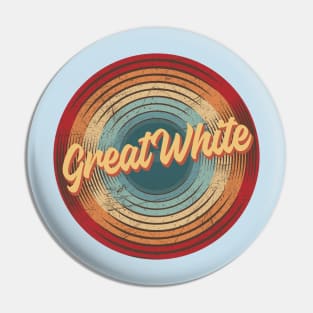 Great White Vintage Circle Pin