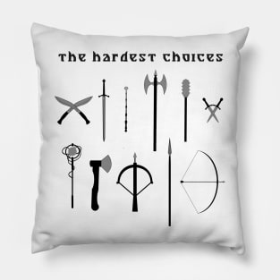 Hard choices in video games and roleplaying games Pillow