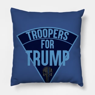 Troopers for Trump Pillow