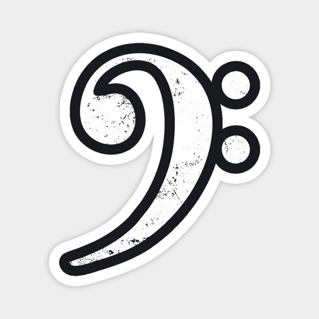 Bass Clef Magnet by Azarine