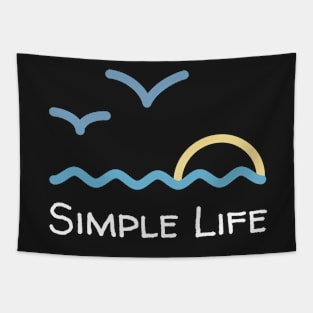 Simple Life - Birds Over Water Tapestry