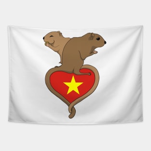 Gerbil Vietnam (light) Tapestry