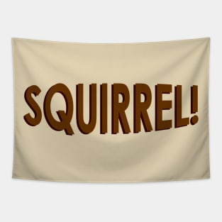 Squirrel! Christmas Vacation Tapestry