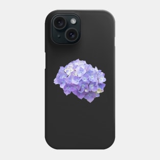 Purple Hydrangea Flowers Sticker Phone Case