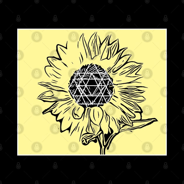 Sunflower Geometric by aaallsmiles