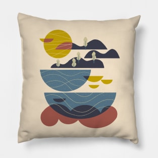 Calm At Sea Pillow