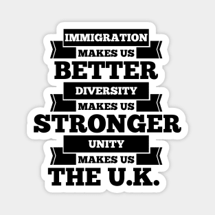 Immigration UK United Kingdom Magnet