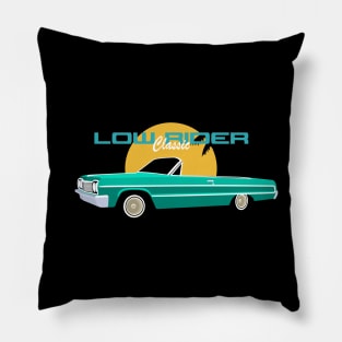 Low Rider Classic Car Pillow