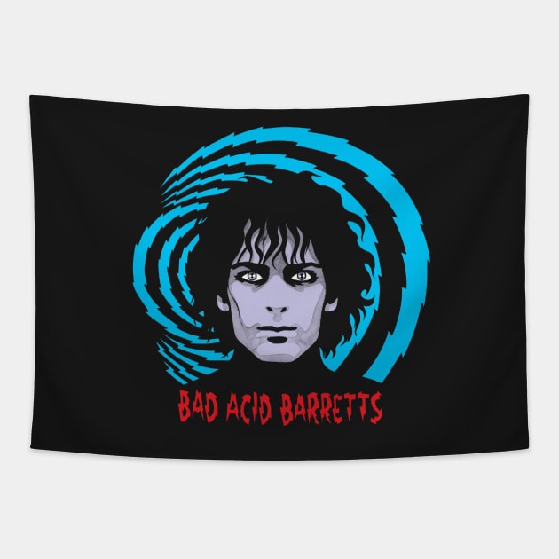 BAD ACID BARRETTS Tapestry by MICHAEL ALLRED