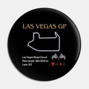 Las Vegas Grand Prix, Formula 1, USA, Nevada Pin