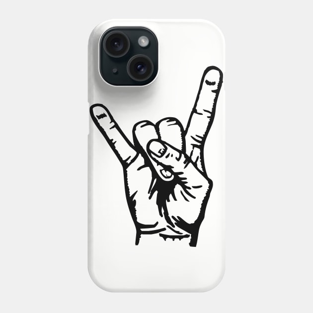 Rock Hand Phone Case by CheesyB