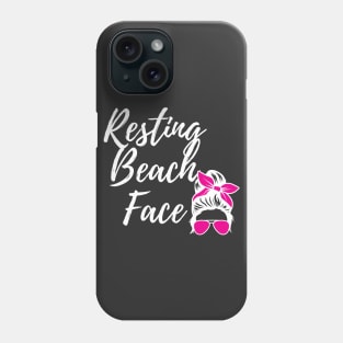 Resting Beach Face Phone Case