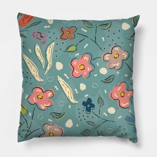 Floral Pattern Pillow