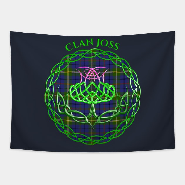 Joss Scottish Tartan Celtic Thistle Tapestry by CelticFlame