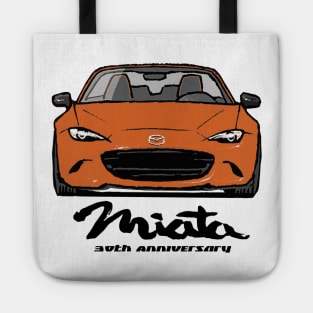 Miata MX5 30th Anniversary Orange Tote