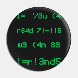 1337-Retro Edition Pin