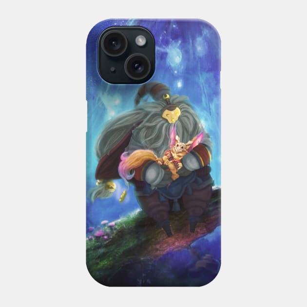 Bard and Gnar in the Blind Forest Phone Case by FancyFishStudios